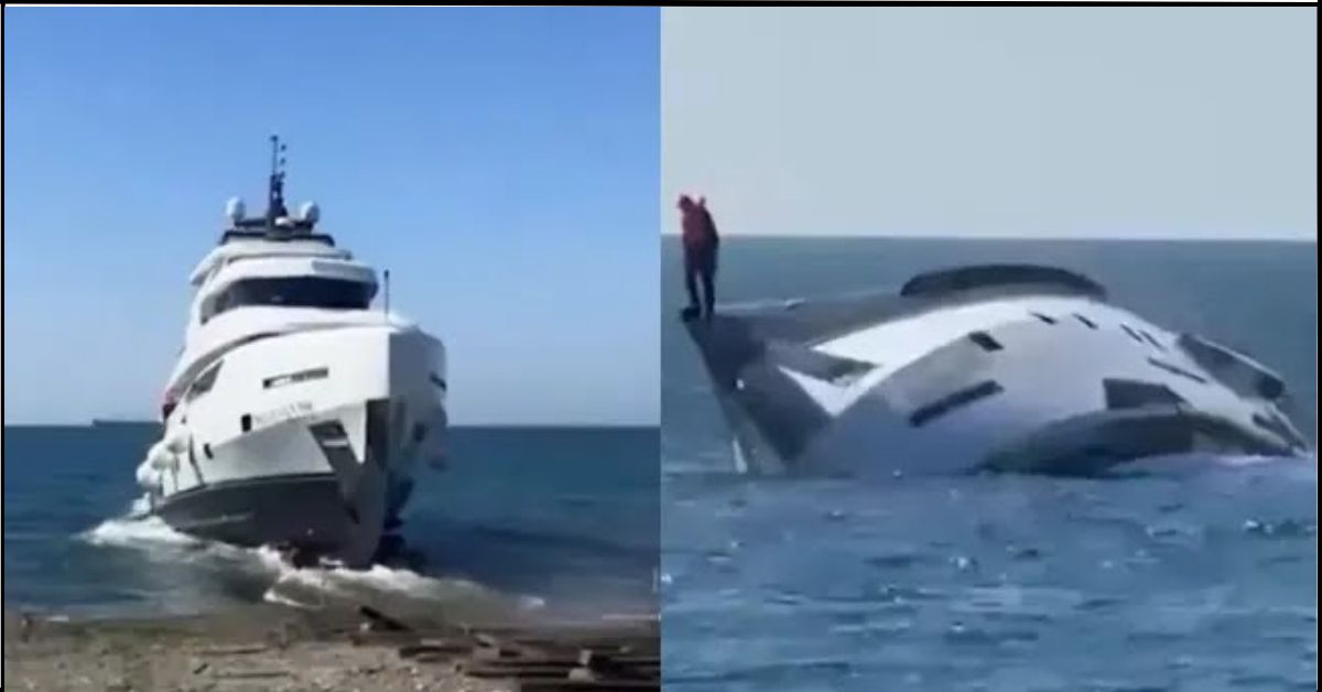 Yacht-sink: రూ.8.74 కోట్ల నౌక! తొలి ప్రయాణమే చివరి ప్రయాణం! ప్రారంభించిన నిమిషాల్లోనే సముద్రంలో మునక!