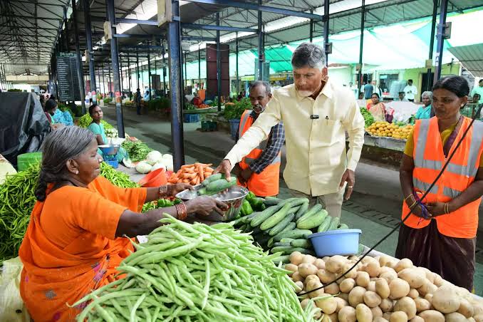 Rythu Bazaar: రైతులకు గుడ్ న్యూస్‌..! రాష్ట్రంలో 80 రైతు బజార్లకు సీఎం చంద్రబాబు గ్రీన్‌సిగ్నల్..! 