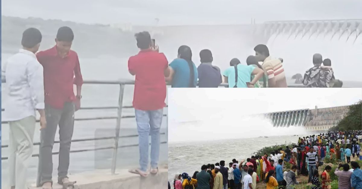 Nagarjunasagar: నాగార్జునసాగర్‌కు పోటెత్తిన పర్యాటకులు.. ఫోటోలు, వీడియోలు సోషల్ మీడియాలో!
