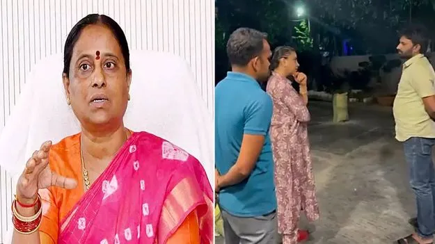 మంత్రి కొండా సురేఖ ఇంటి వద్ద పోలీసుల దాడి.. హైడ్రామా సీన్స్!