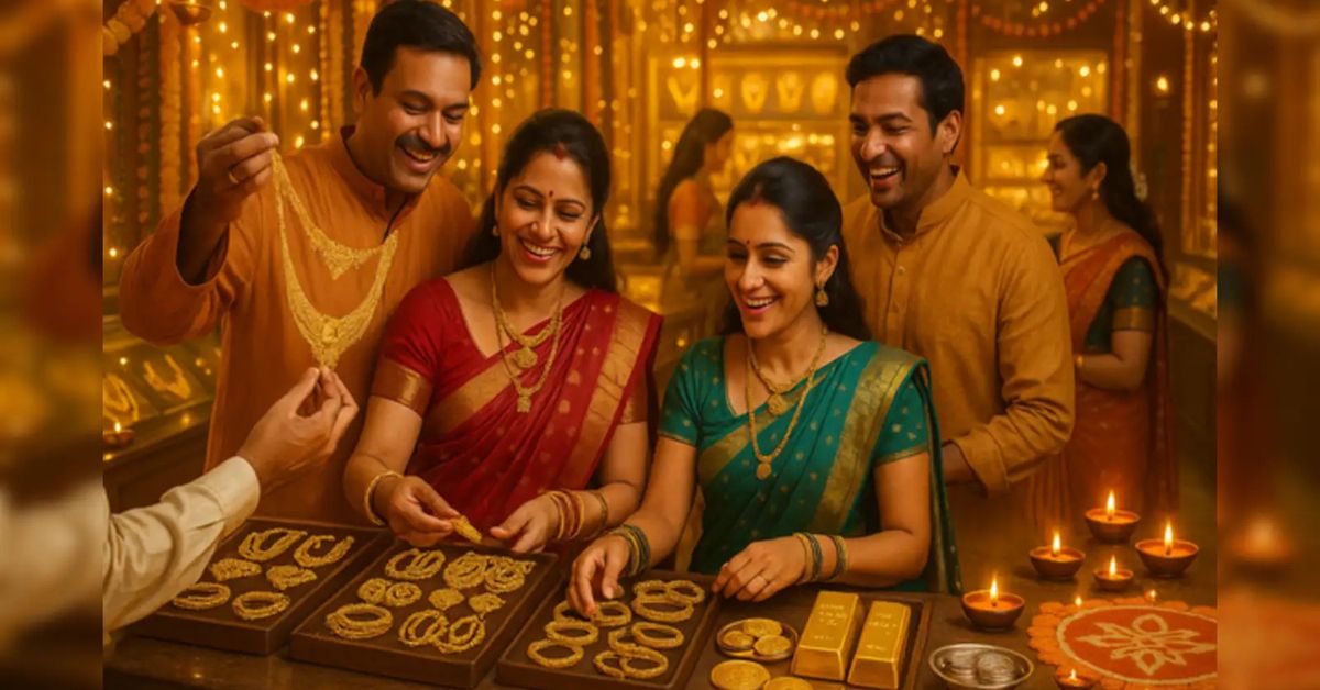 Gold prices: దీపావళి గిఫ్ట్.. స్వల్పంగా తగ్గిన బంగారం ధరలు..  వినియోగదారులకు ఊరట!