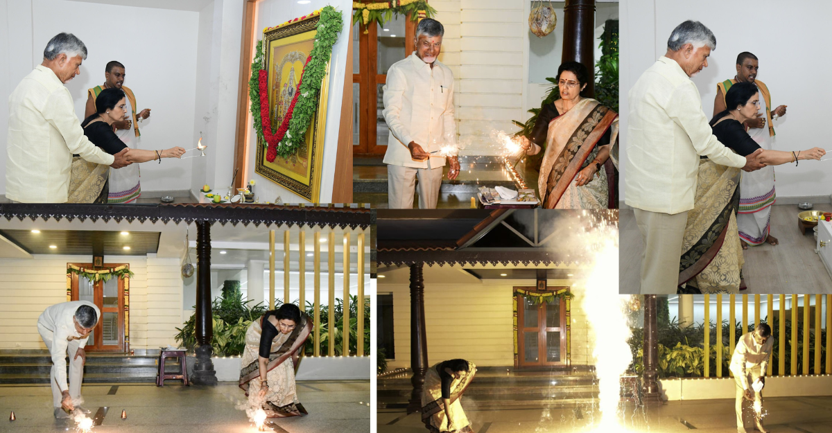ప్రజల సంక్షేమం కోసం ప్రార్థిస్తూ ముఖ్యమంత్రి చంద్రబాబు దీపావళి శుభాకాంక్షలు!!