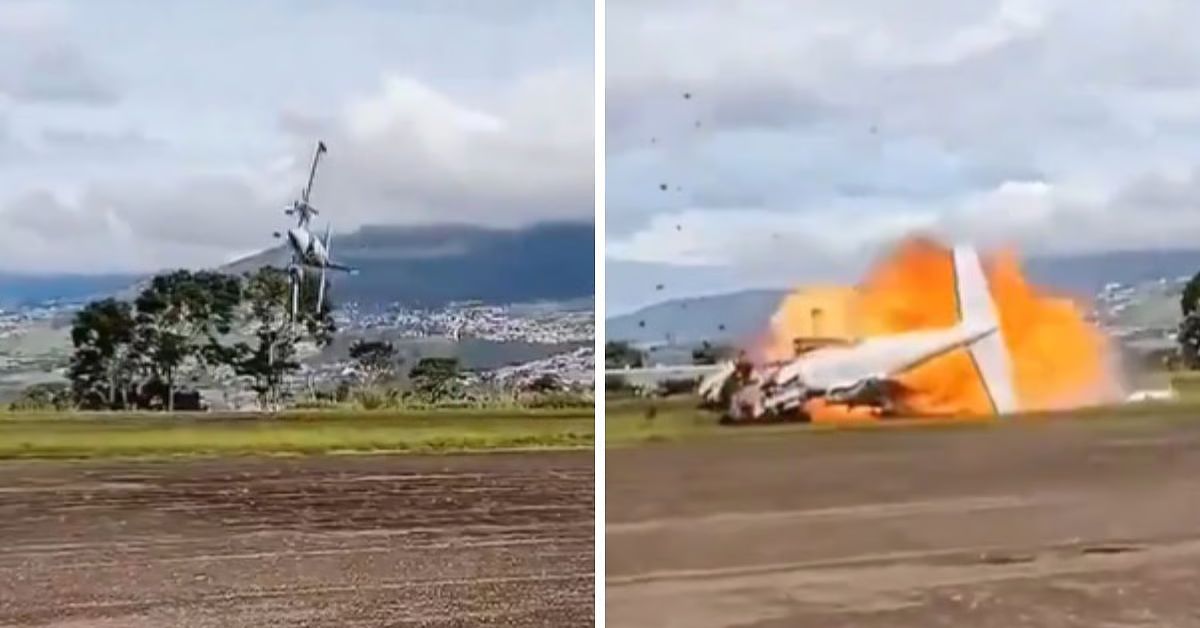 Venezuelan plane: టేకాఫ్ నుంచి కూలిపోయే వరకు.. వైరల్ అవుతున్న వెనిజులా విమాన ప్రమాదం!