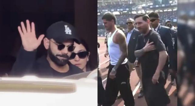 Kohli to India: ఇండియాకు కోహ్లి.. మెస్సీని కలవడానికేనా... ముంబై ఎయిర్‌పోర్టులో!