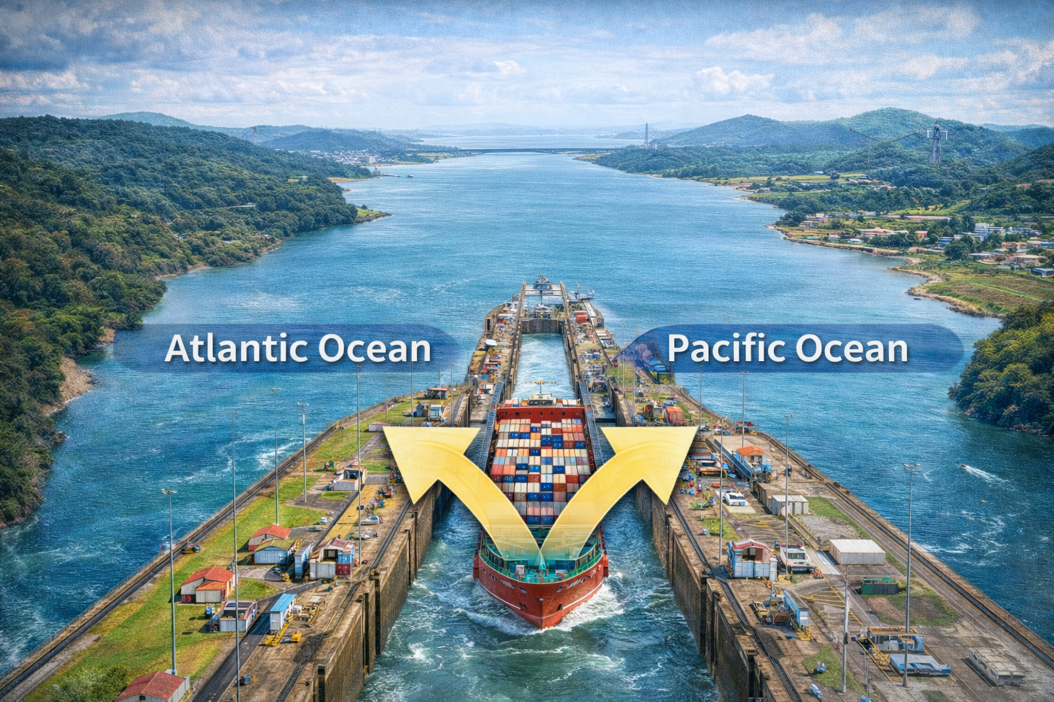 Panama Canal: రెండు మహాసముద్రాలను కలిపిన అద్భుతం…! పనామా కెనాల్ కథ ఇదే!