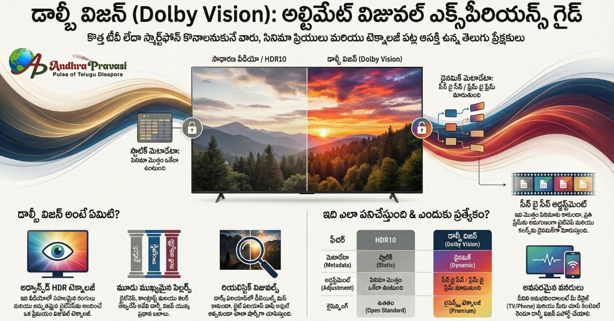డాల్బీ విజన్ అంటే ఏంటి? మీ టీవీ లేదా మొబైల్‌లో ఈ ఫీచర్ ఉంటే కలిగే లాభాలేంటి?