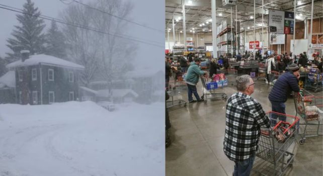 Snowstorm: USను వణికిస్తున్న మంచు తుఫాను... స్టోర్లు ఖాళీ, పవర్ కట్.. వేల విమానాలు రద్దు!