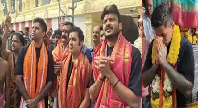 Simhadri Appanna: సింహాద్రి అప్పన్నను దర్శించుకున్న భారత క్రికెటర్లు.. టీ20 మ్యాచ్‌కు ముందు!