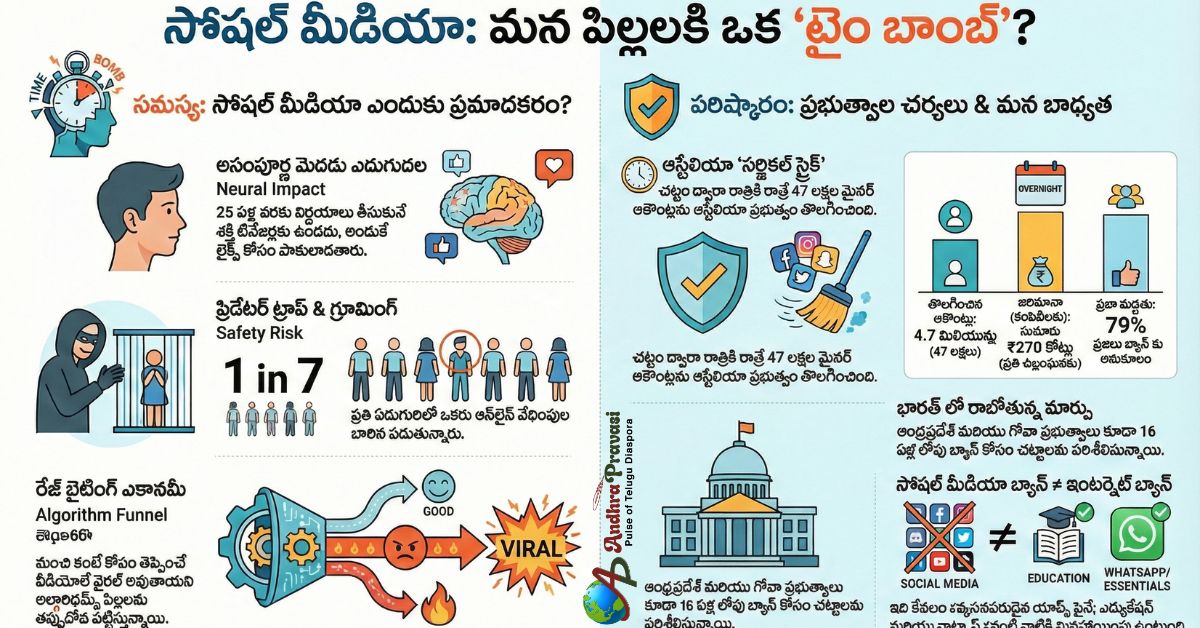 బిగ్ ప్లాన్.. ఆస్ట్రేలియా బాటలో ఆంధ్రప్రదేశ్! నిబ్బా-నిబ్బీ వీడియోస్ కి చెక్ - 47 లక్షల అకౌంట్లు డిలీట్..