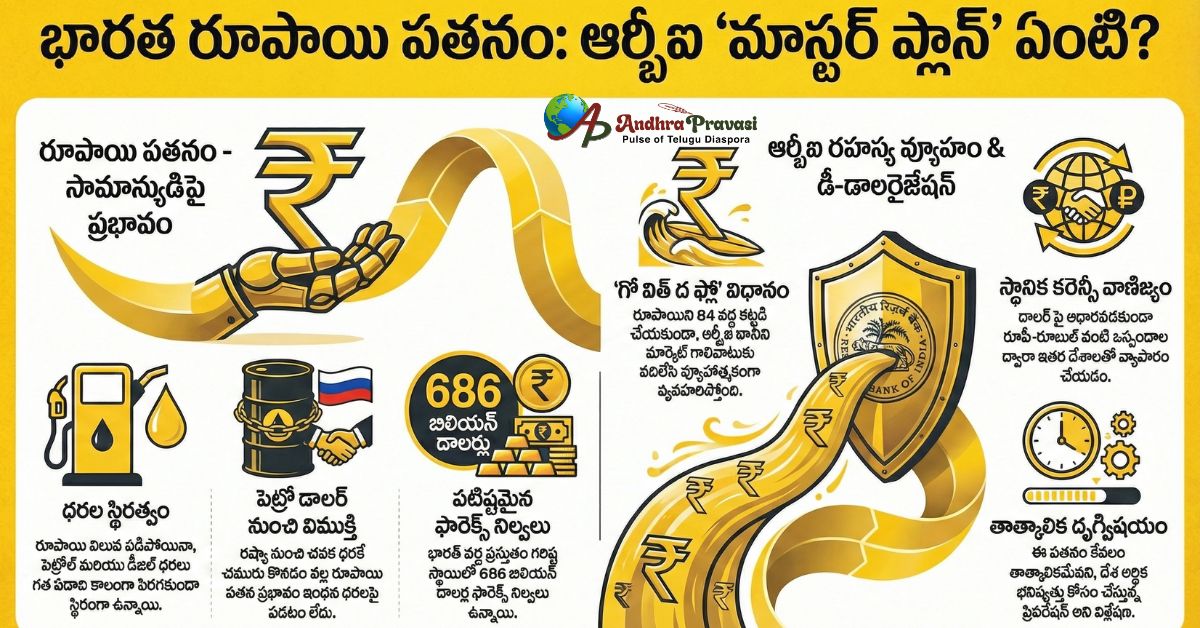 ట్రంప్ ఎఫెక్ట్ vs ఇండియా ప్లాన్.. రూపాయి పతనం - నిజానిజాలు తెలిస్తే మీరు ఆందోళన చెందడం మానేస్తారు!
