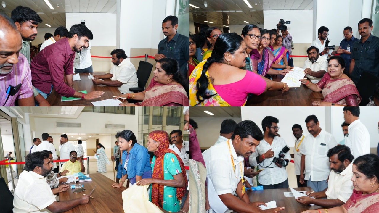 పలు జిల్లాల్లో భూ కబ్జాలు.. వైసీపీ నాయకులపై ప్రజావేదిక లో ఫిర్యాదు!