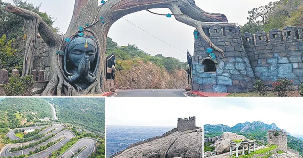 గగన విహంగంలో కొండవీడు కోట దర్శనం.. పర్యాటకుల రద్దీ!