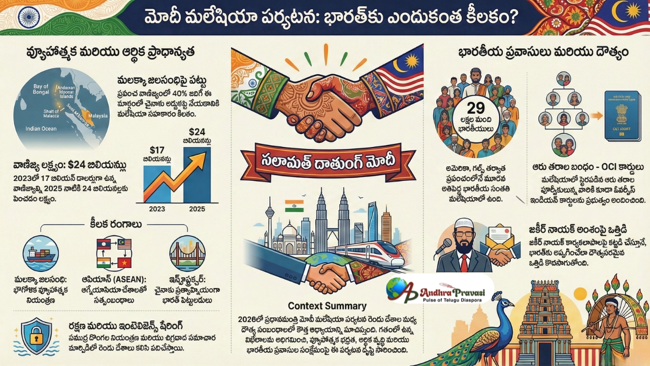 2026లో మోదీ తొలి విదేశీ యాత్ర... మలేషియాతో కొత్త మైత్రి!