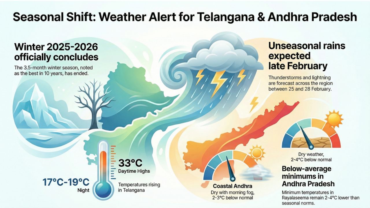 Weather Report: తెలుగు రాష్ట్రాల్లో మారుతున్న వాతావరణం…! ప్రజలకు కీలక సూచనలు!