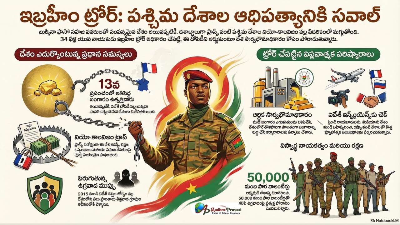 Ibrahim Traor: పశ్చిమ దేశాల ఆధిపత్యాన్ని ఎదుర్కుంటున్న 34 ఏళ్ల ఇబ్రహీం ట్రోర్! ఆఫ్రికా కొత్త ఆశాదీపం!