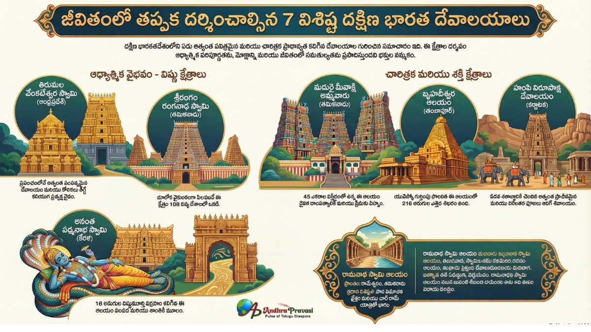 Hindu Temples: చనిపోయేలోపు దర్శించవలసిన 7 అద్భుత హిందూ ఆలయాలు!