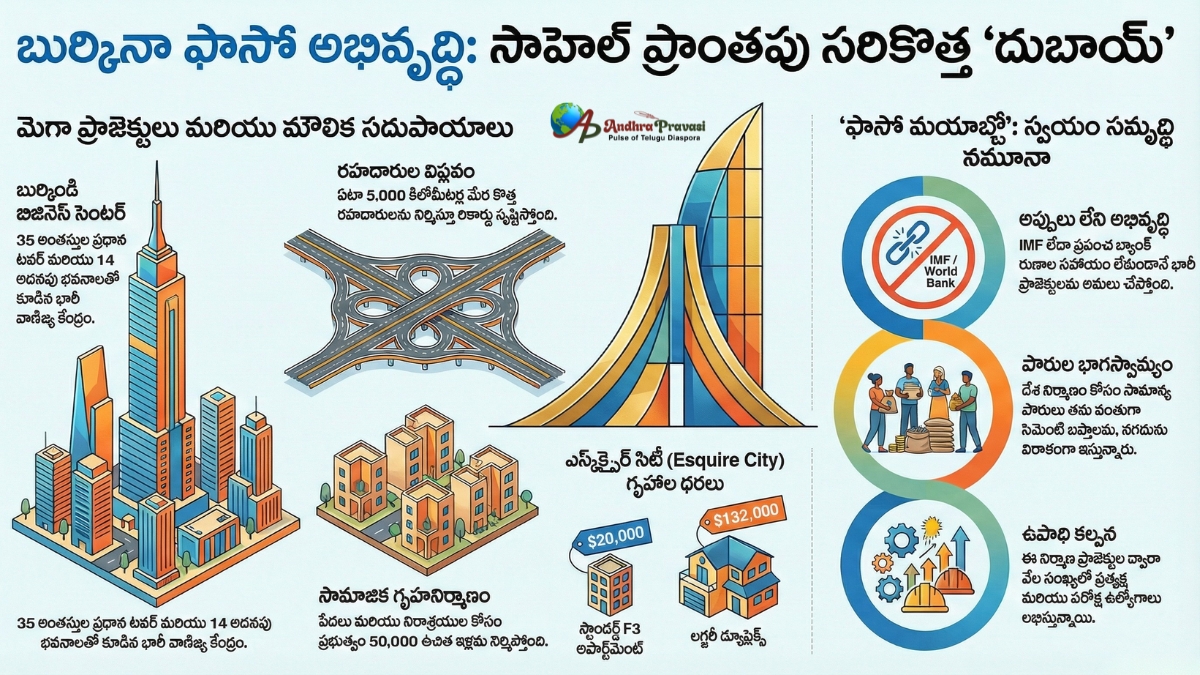 Burkina Faso: మరో దుబాయ్ గా మారుతున్న ఆఫ్రికా దేశం! బుర్కినా ఫాసో రికార్డు!