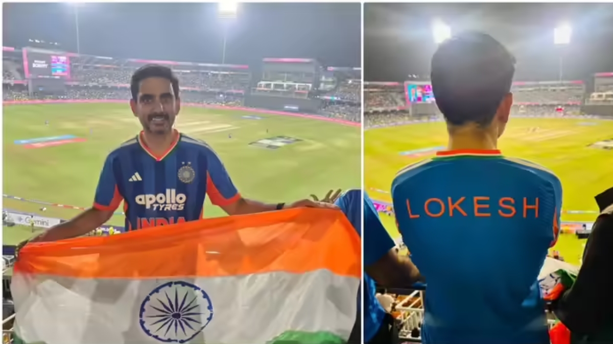 Nara Lokesh: భారత్-పాక్ మ్యాచ్‌లో త్రివర్ణ పతాకంతో మెరిసిన ఏపీ మంత్రి!