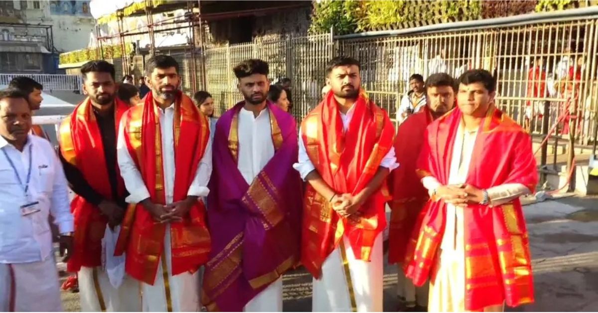 USA Cricket Team: శ్రీవారి సేవలో అమెరికా క్రికెట్ టీమ్.. టీ20 వరల్డ్ కప్ కోసం వచ్చిన అమెరికా జట్టు!