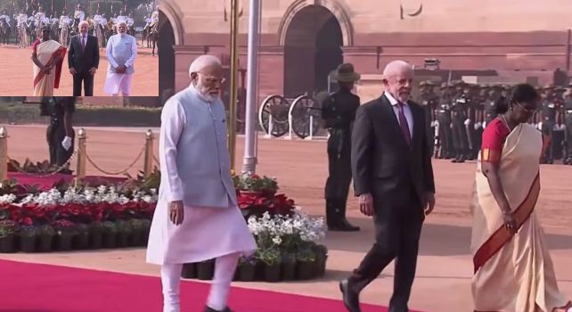Brazilian President: ఢిల్లీలో బ్రెజిల్ ప్రెసిడెంట్ లులా… రాష్ట్రపతి భవన్‌లో ఘన స్వాగతం!