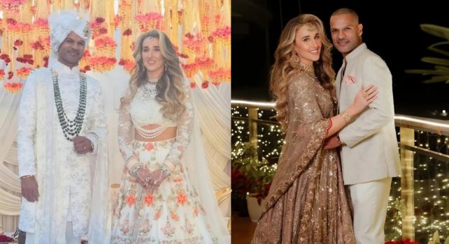 Shikhar Dhawan: శిఖర్ ధవన్ రెండో వివాహం ఘనంగా.. క్రికెటర్ల శుభాకాంక్షలు!
