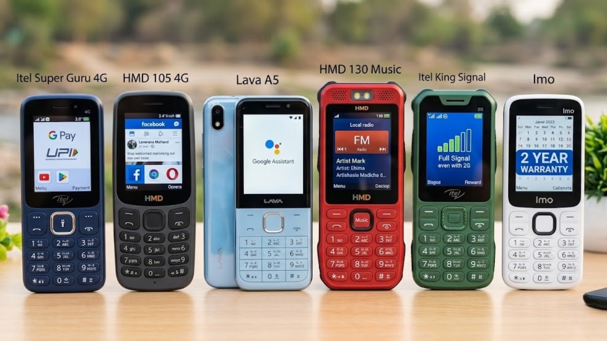 4G Keypad Phones: బడ్జెట్ ధరలో అదిరిపోయే ఫీచర్లు... 2026 బెస్ట్ 4G కీప్యాడ్ ఫోన్లు ఇవే!
