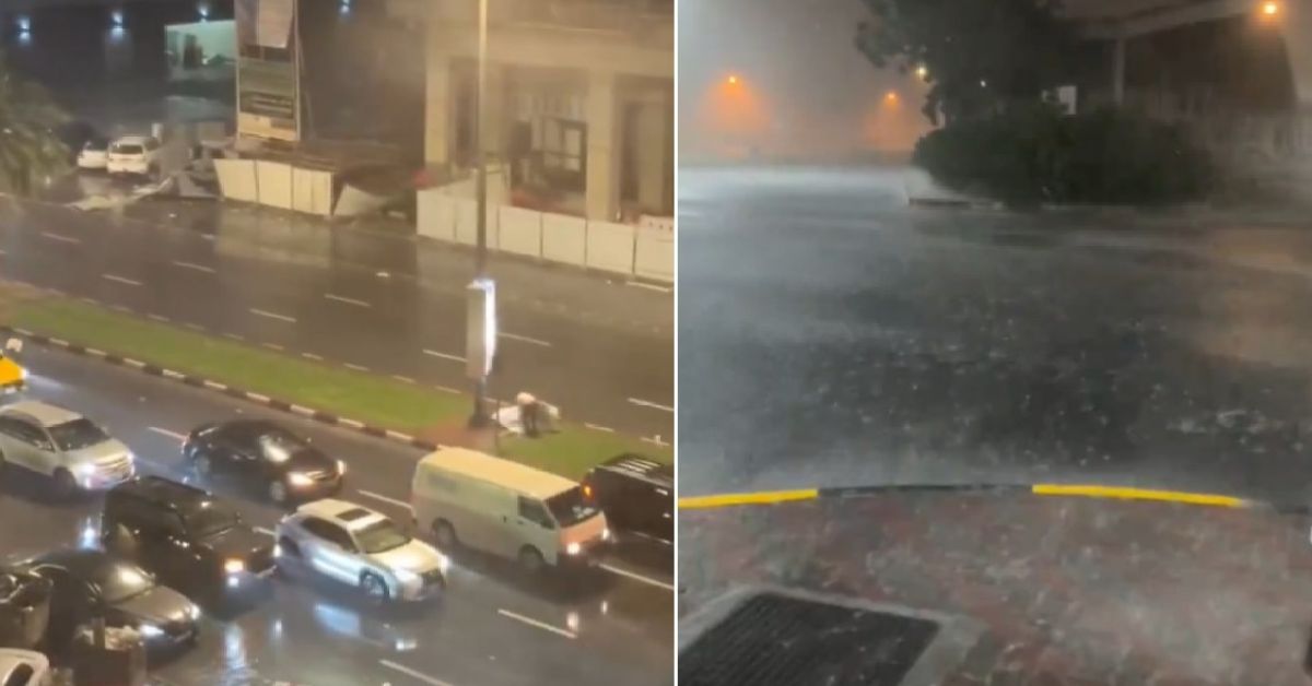 UAE weather update: దుబాయ్, అబుదాబీల్లో కుండపోత: జలమయమైన రహదారులు.. స్తంభించిన జనజీవనం.