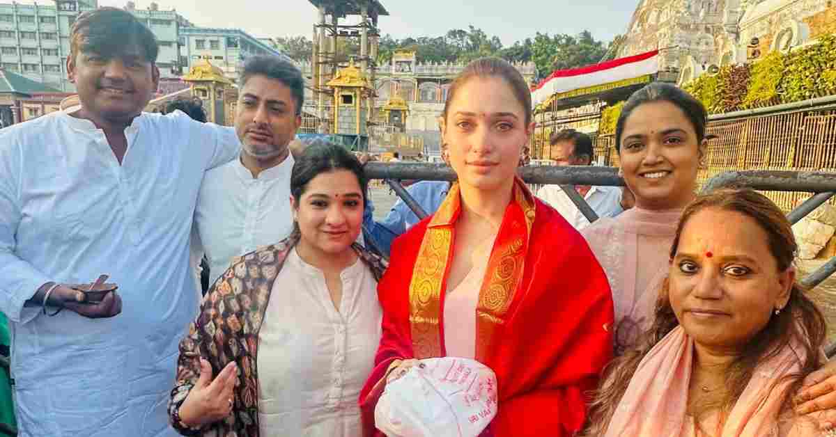 Tamannaah: "శ్రీవారి చెంత మిల్కీ బ్యూటీ": తిరుమల కొండపై సందడి చేసిన నటి తమన్నా!