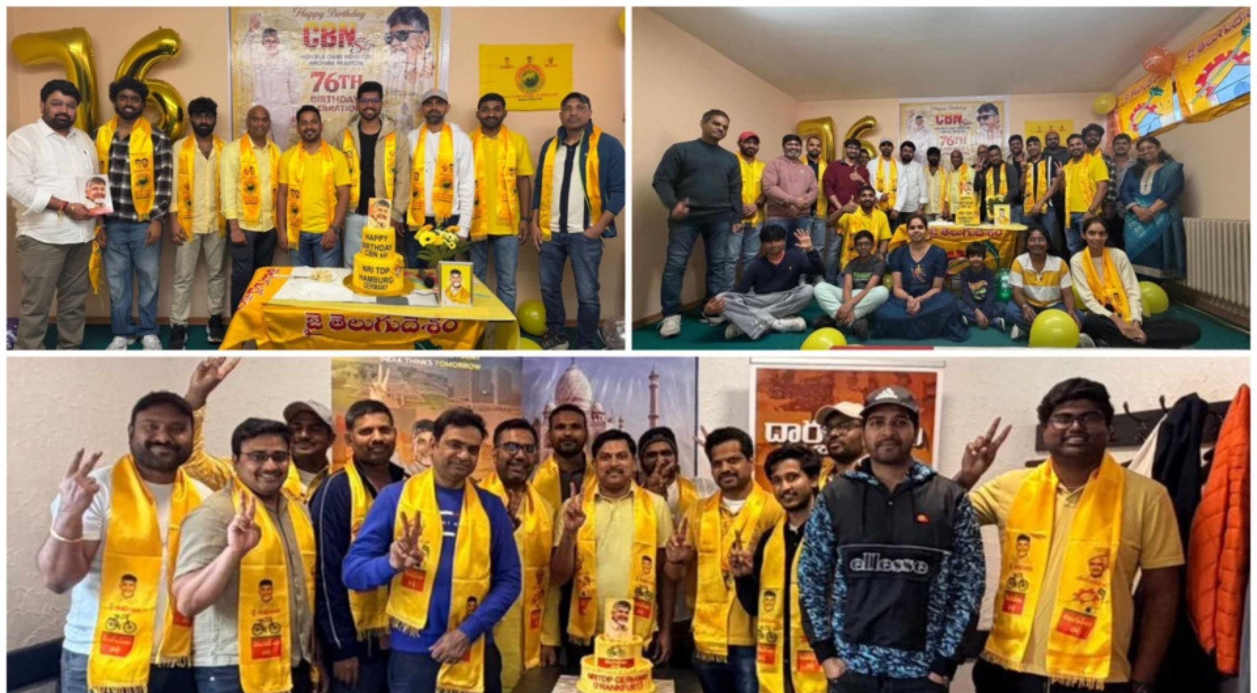 Germanay: జర్మనీలో ఎన్నారై టీడీపీ ఆధ్వర్యంలో.. ఉత్సాహంగా చంద్రబాబు జన్మదిన వేడుకలు!