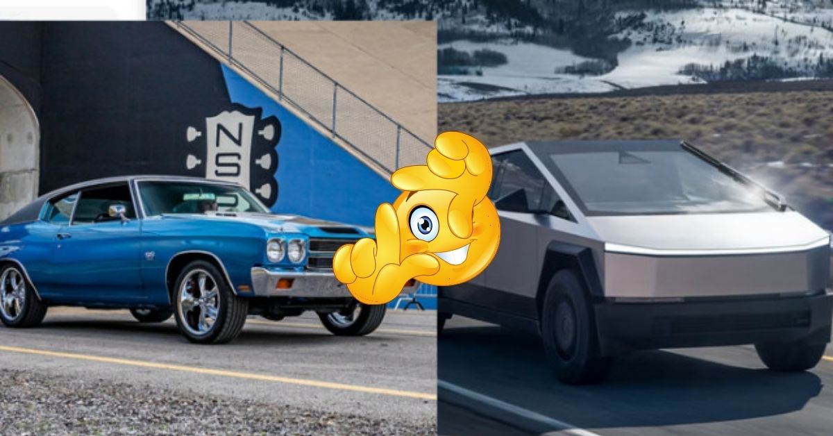 Automobile: టెక్నాలజీ వర్సెస్ ట్రెడిషన్.. అత్యాధునిక ఈవీకి చుక్కలు చూపించిన క్లాసిక్ అమెరికన్ మసిల్ కారు.!