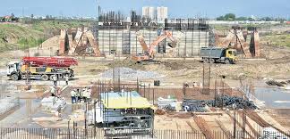 Iconic Towers: అమరావతి ఐకానిక్ టవర్ల నిర్మాణం జెడ్ స్పీడ్... ఒకేసారి పైకి లేస్తున్న 5 టవర్లు!!