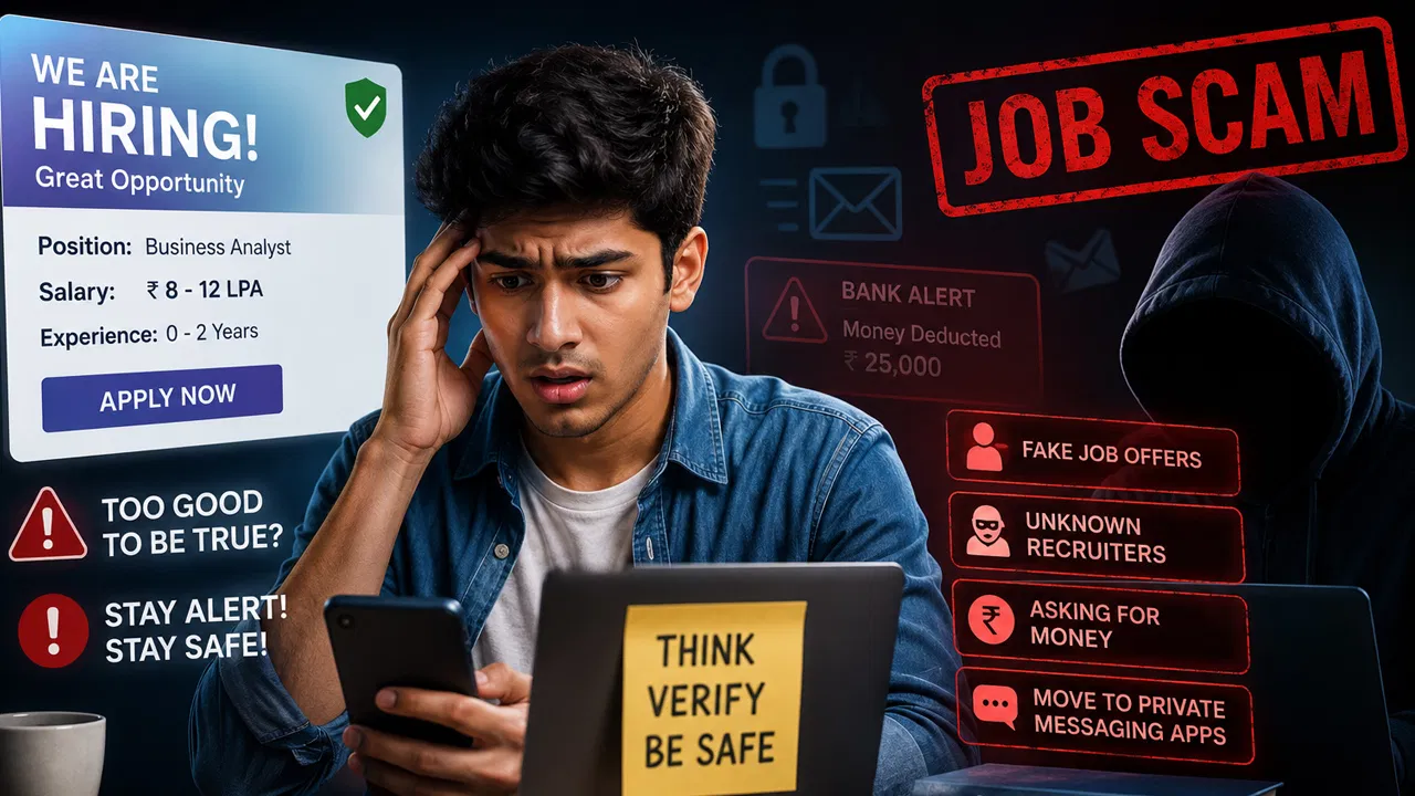 Job Hunt: ఉద్యోగ వేటలో డేంజర్ బెల్స్... జెన్ జీ యువతనే టార్గెట్ చేస్తున్న ఆన్‌లైన్ జాబ్ స్కామ్స్!