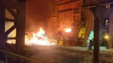 explosion at vizag steel plant leaves few workers dead and several injured due to molten steel metal