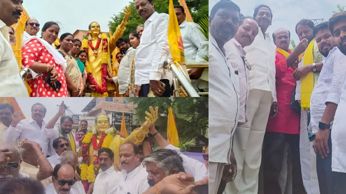 madanapalle: మదనపల్లిలో నెరవేరిన ఎన్నో ఏళ్ల కల.. ఎన్‌టీఆర్ విగ్రహాన్ని ఆవిష్కరించిన ఎమ్మెల్యే షాజహాన్ భాషా!