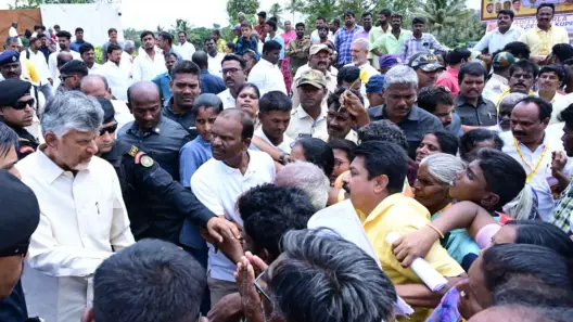 Chandrababu At Chittor