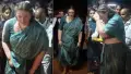 pawan kalyan wife anna lezhneva walking up the alipiri footpath praying for his speedy recovery