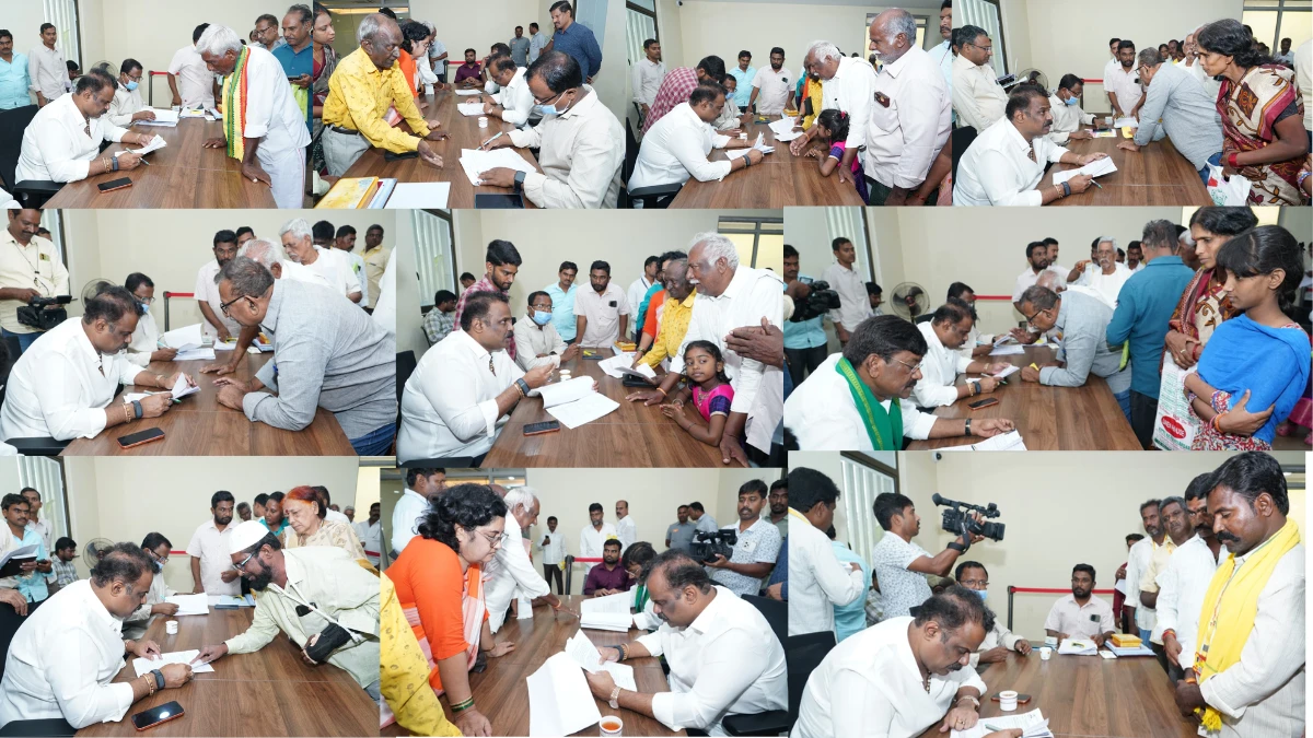 టిడిపి గ్రీవెన్స్‌లో అర్జీల వెల్లువ