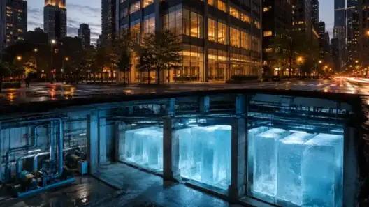 manhattan building uses ice batteries to cut summer electricity demand and cooling costs