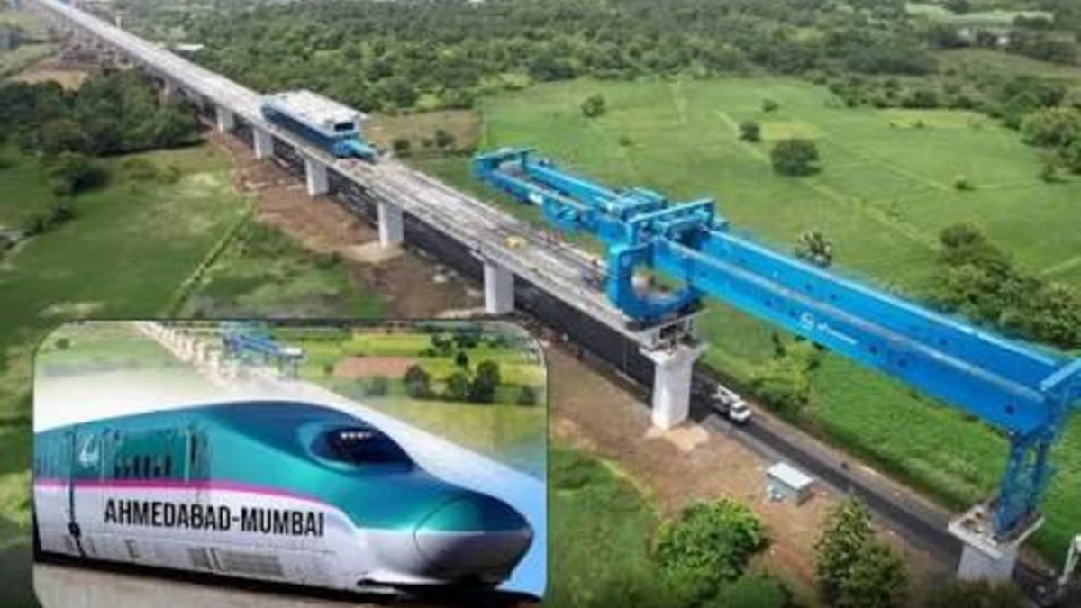బుల్లెట్ రైలు ప్రాజెక్ట్‌లో కీలక మైలురాయి