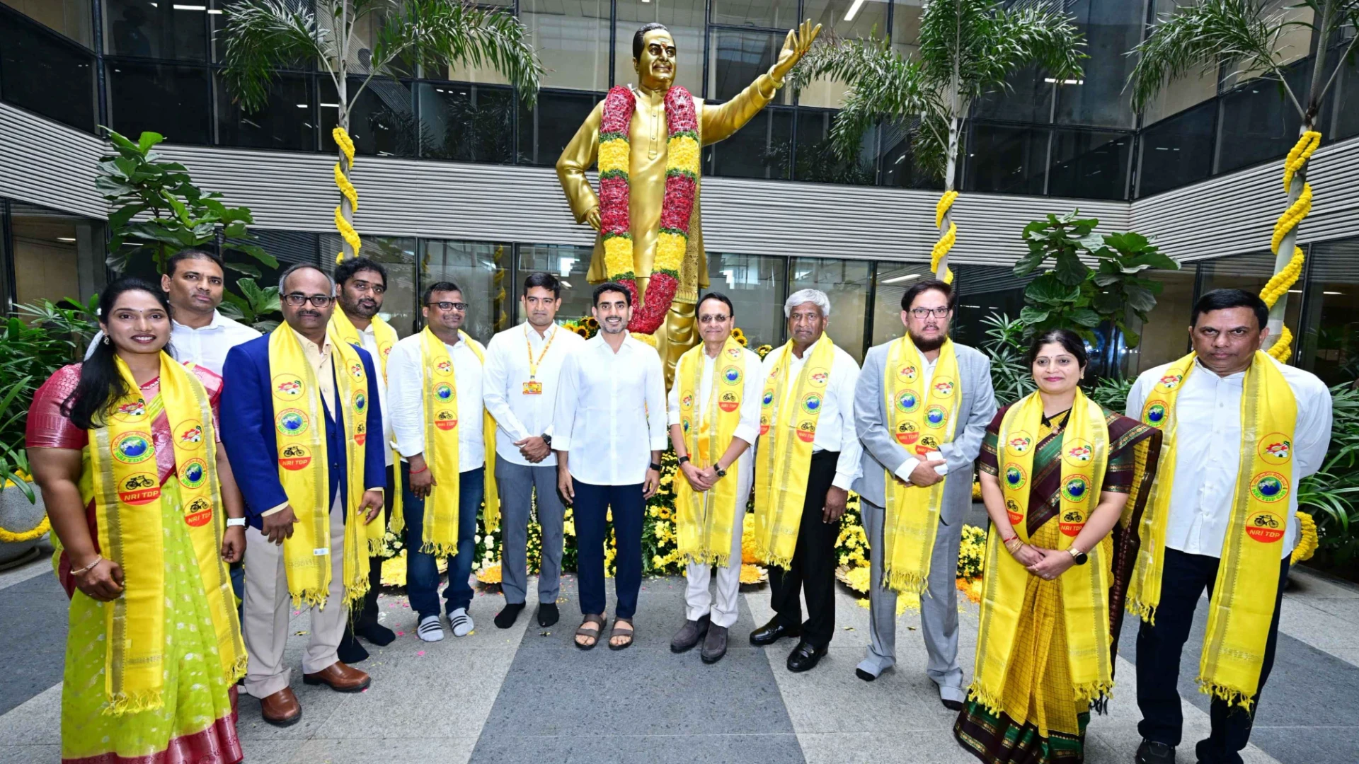 NRI TDP Central Committee oath