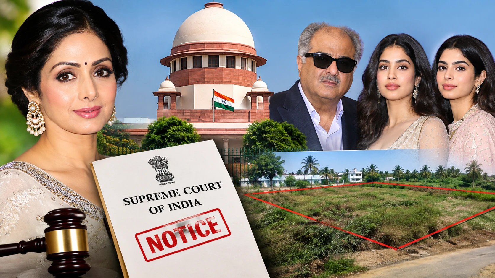 Sridevi Chennai land dispute