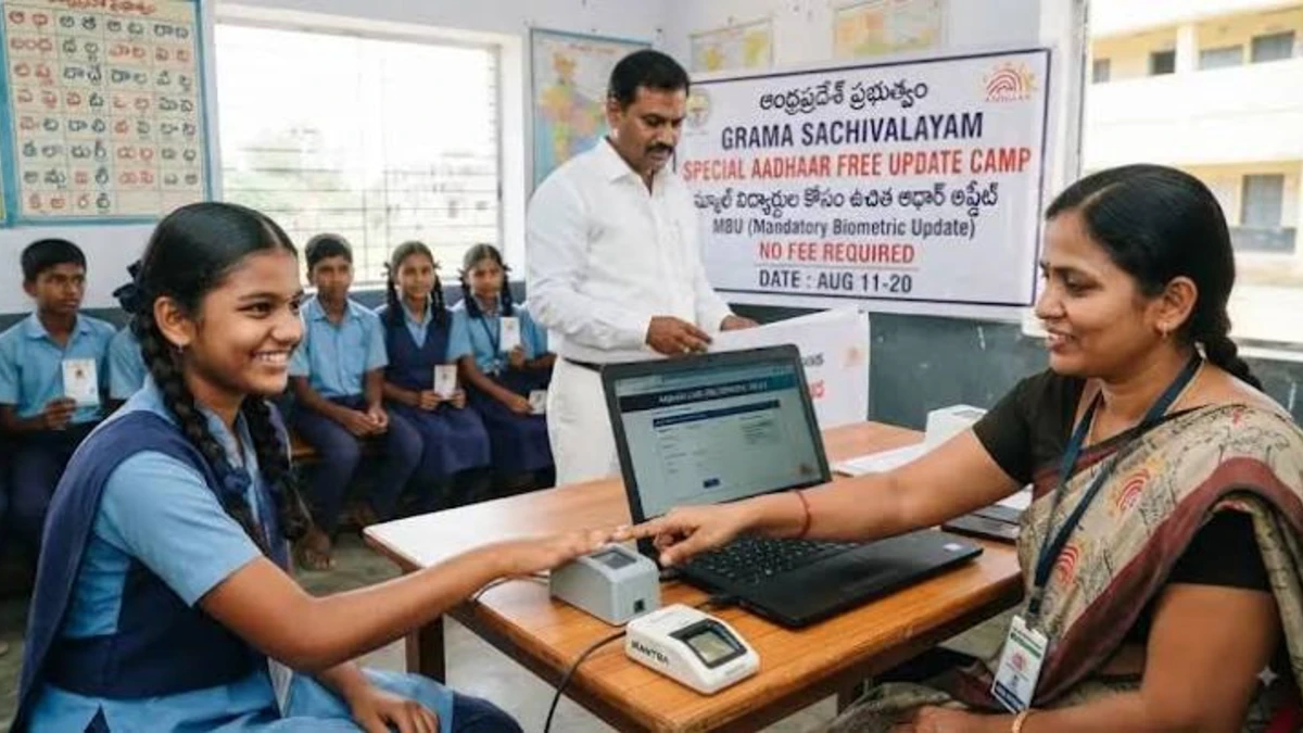 విద్యార్థుల కోసం ఉచిత ఆధార్ అప్‌డేట్ క్యాంపులు