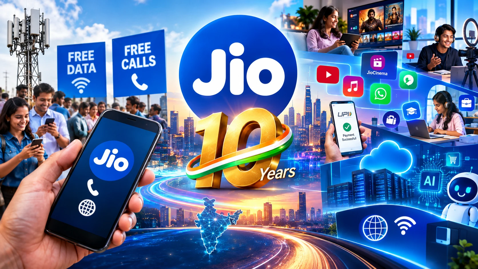 Jio 10th anniversary offers 2026 India
