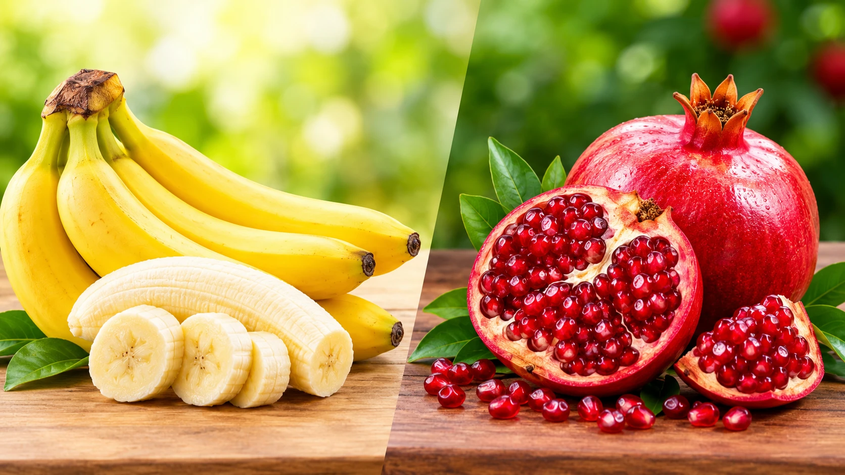 Banana VS Pomegranate