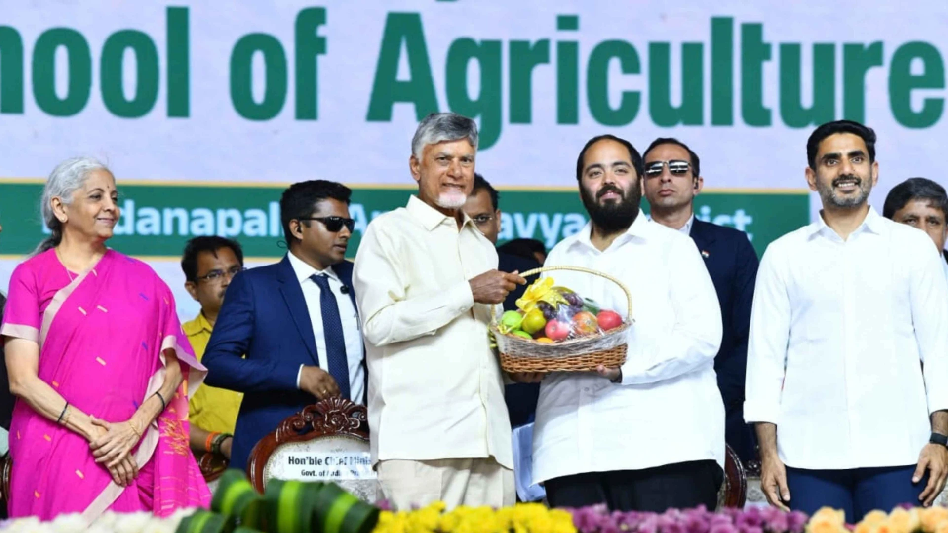 Ananth Ambani in Andhra Pradesh