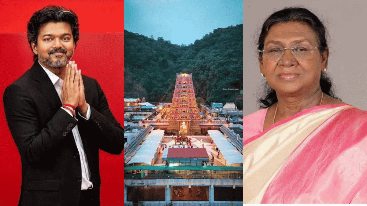 రాష్ట్రపతి ద్రౌపది ముర్ము, సీఎం విజయ్