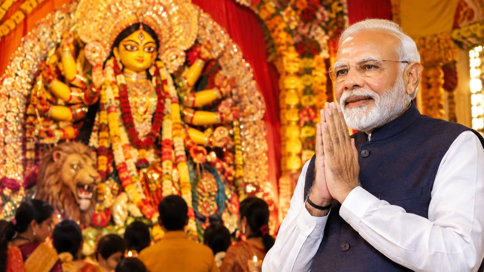 PM Modi’s Mahalaya Wishes to People
