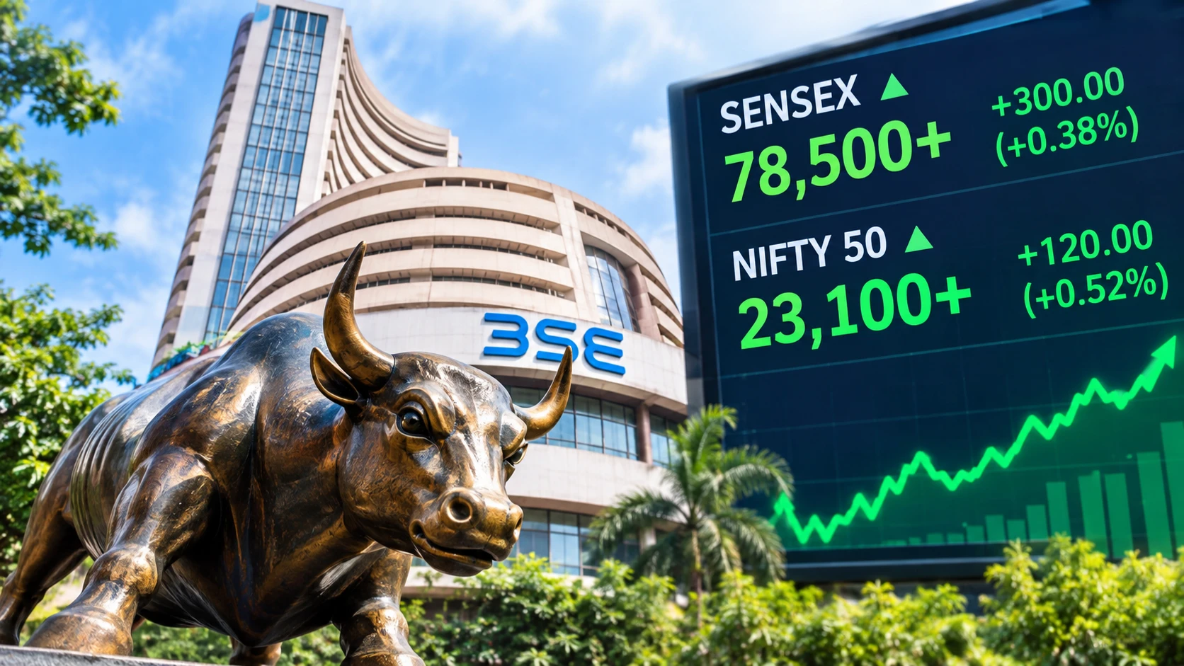 Indian Stock Market Gains on October 16