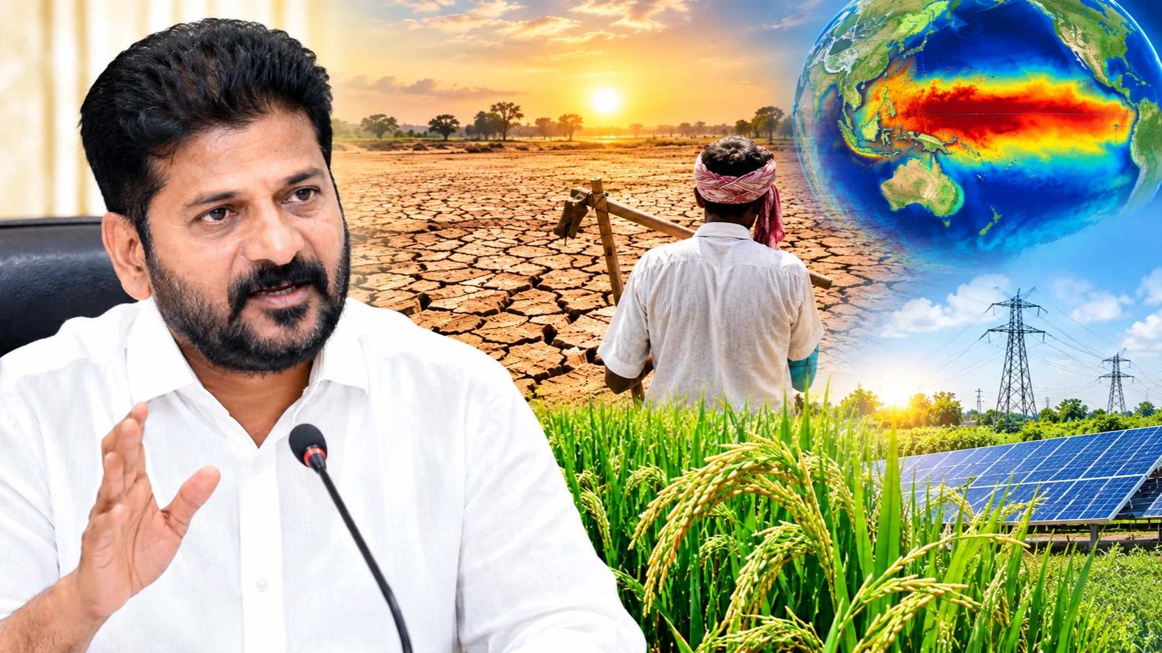 Telangana CM Revanth Reddy on El Niño impact