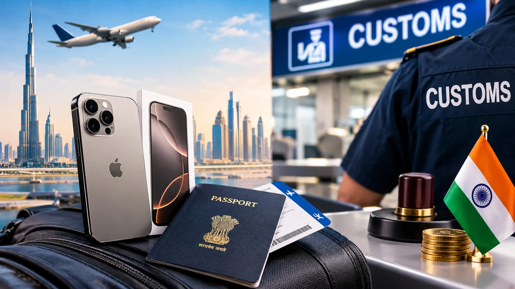 Indian airport customs rules for iphones